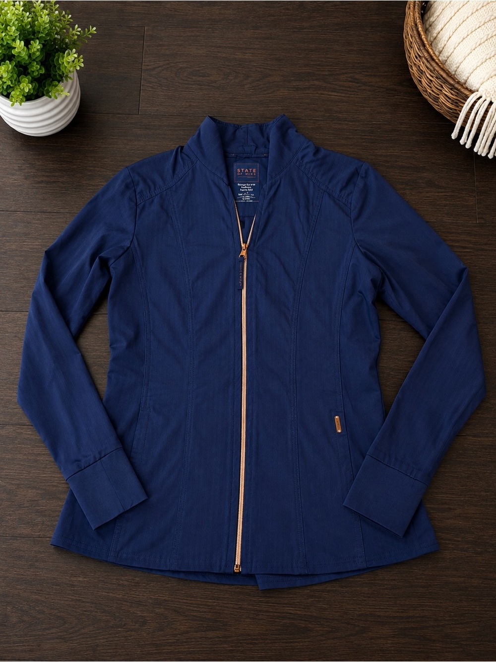 State™ Women's Navy Zip-Front Jacket
